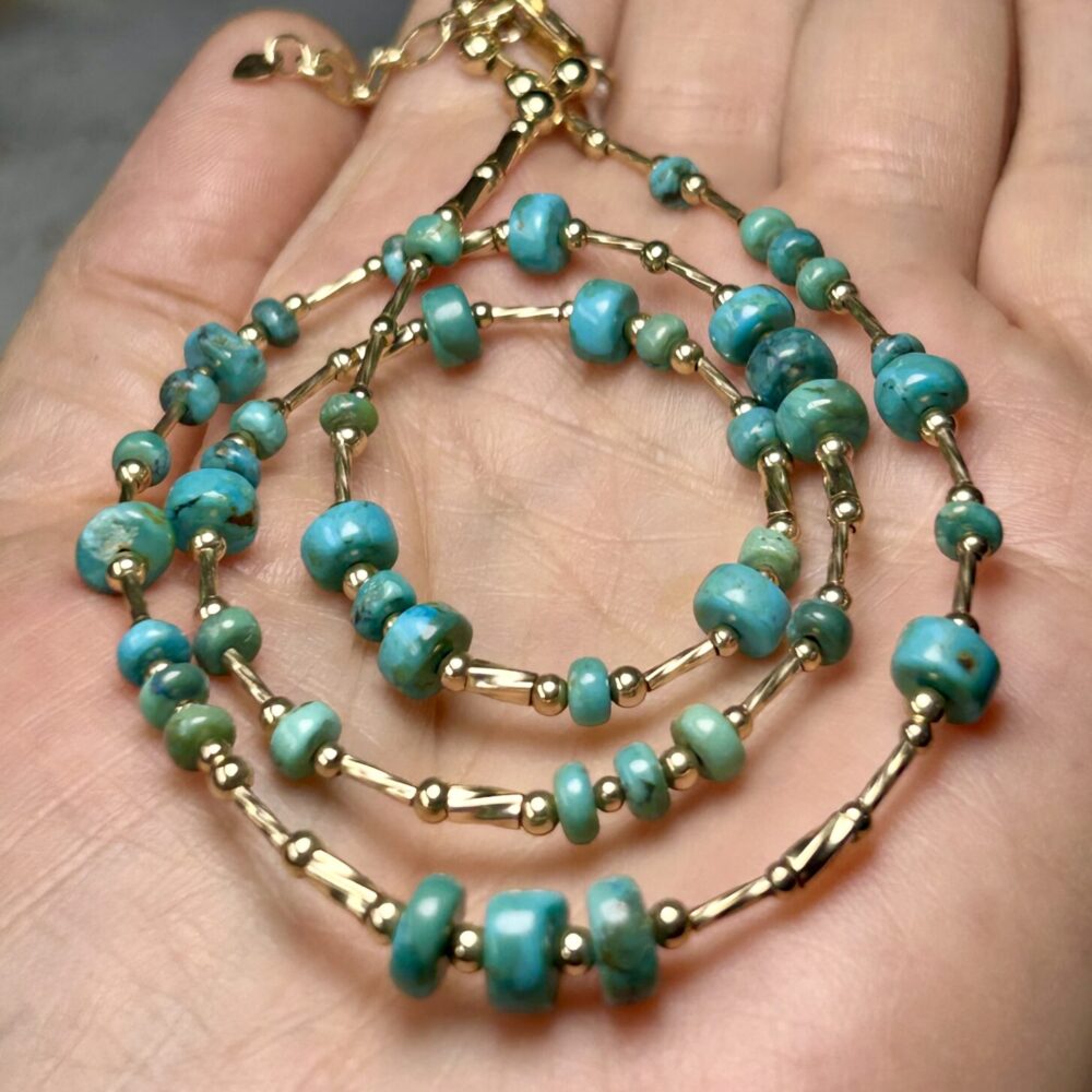 Necklace Gem Turquoise