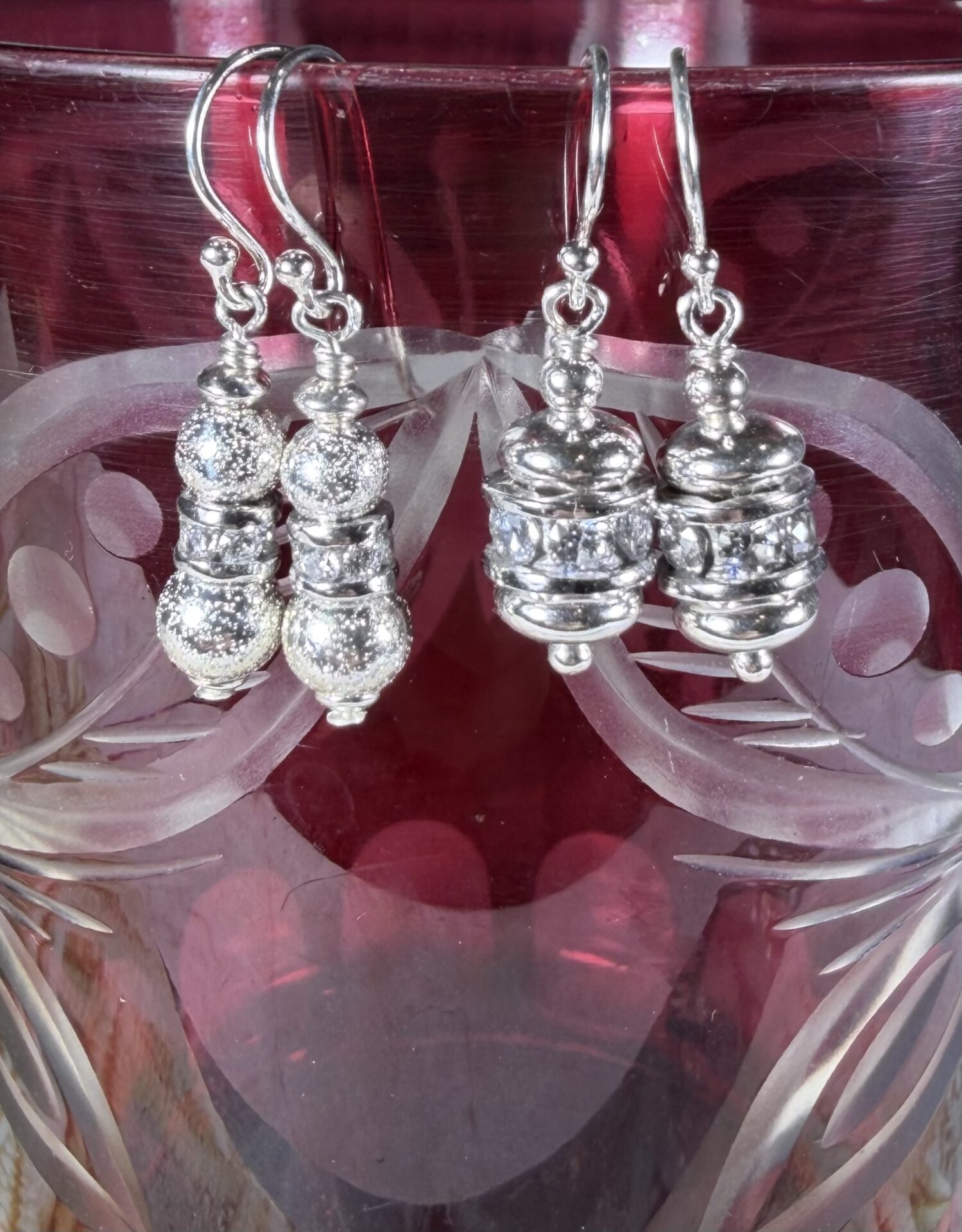 Earrings 925 Silver Amirah - Image 2