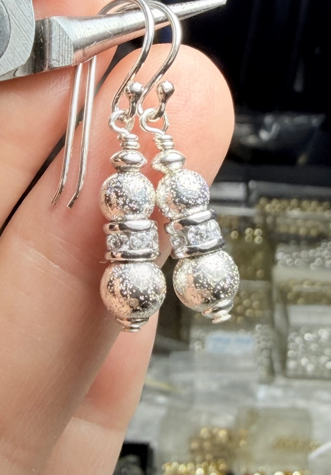Earrings 925 Silver Amirah