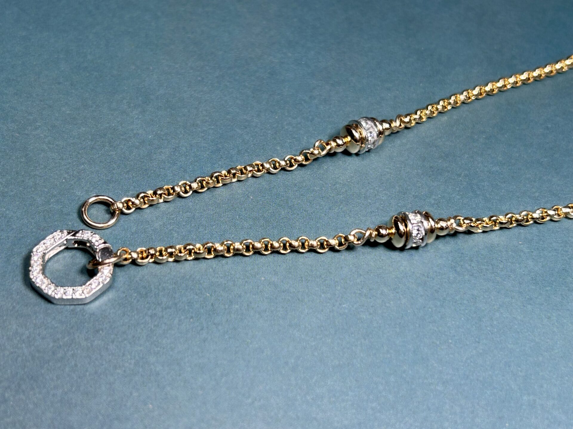 14K Gold Filled & Cubic Zirconia Necklace - Image 3