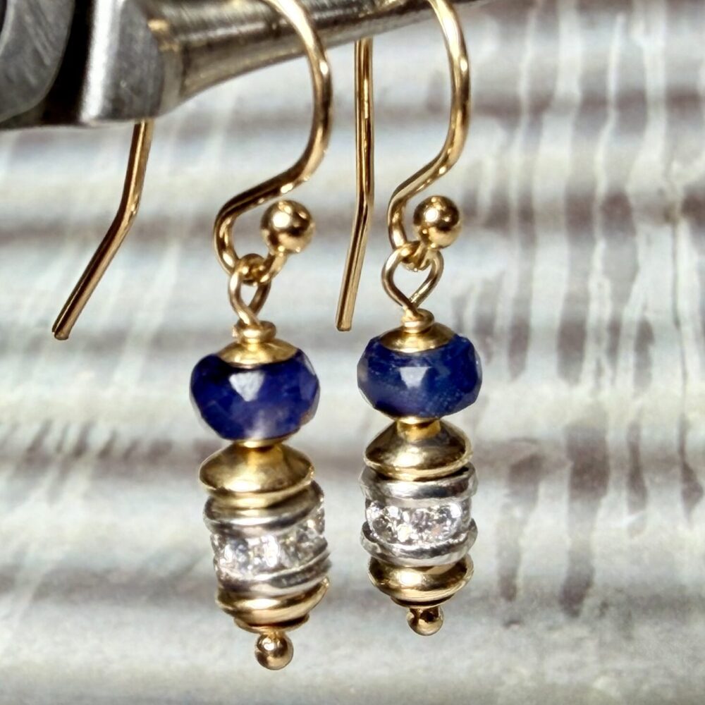 Earrings Gem Sapphire Eliza