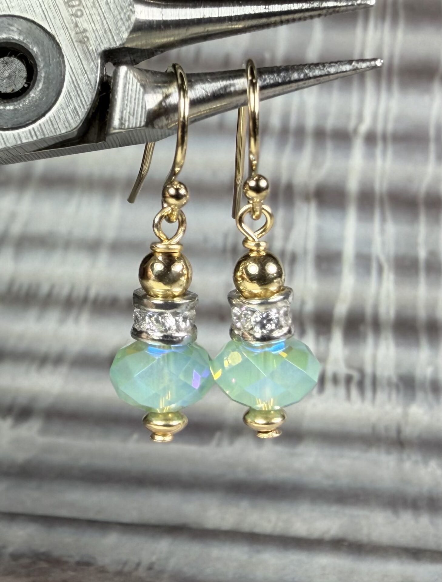 Earrings Austrian Crystal Carla Ocean