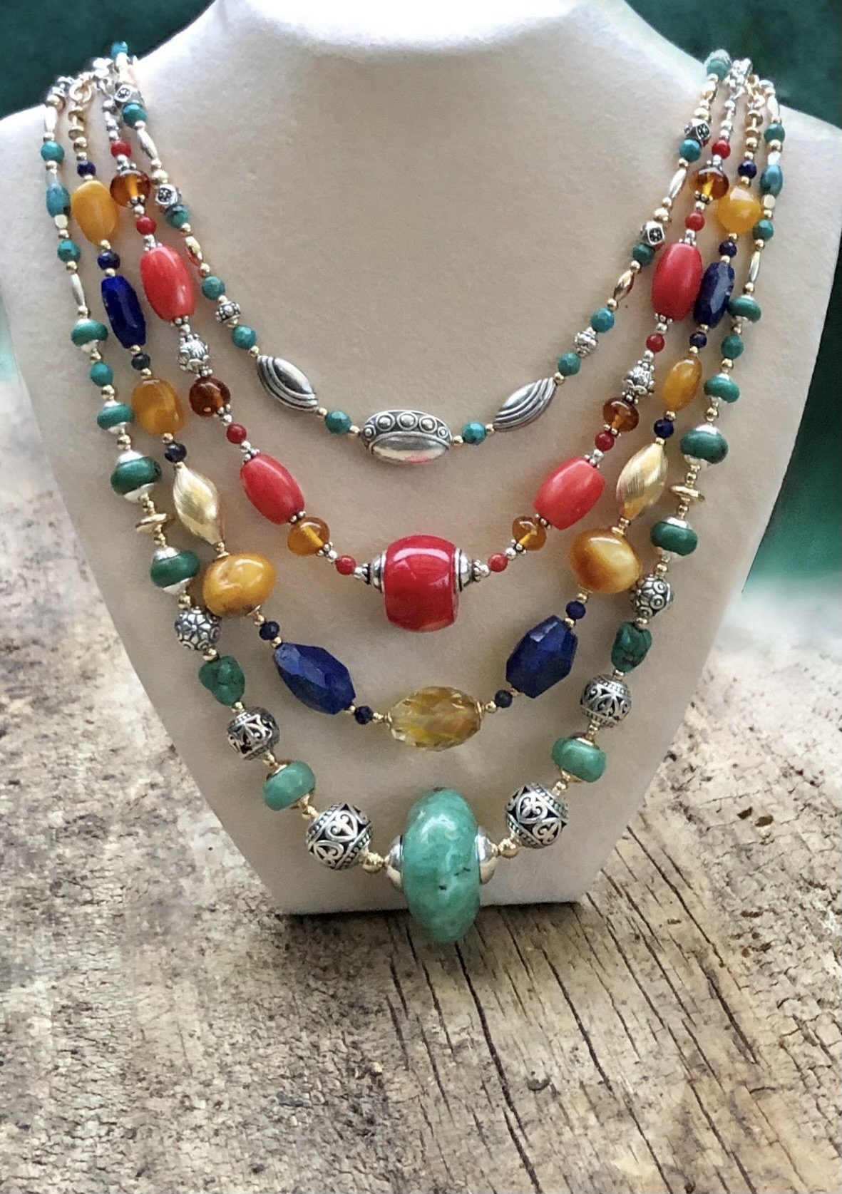 Turquoise Silver Necklace - Image 5