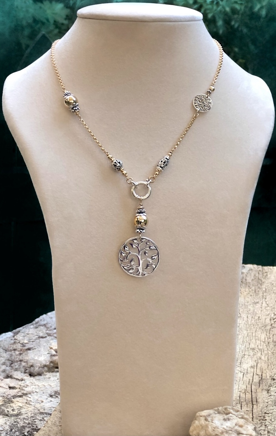 Pendant 2 Tone Tree of Life - Image 2