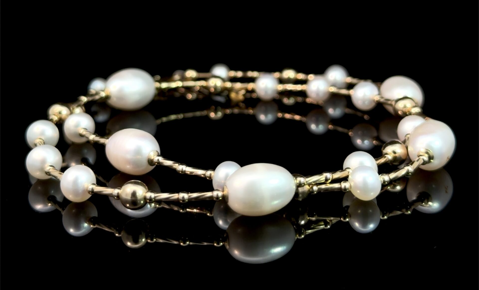 Necklace Pearl Holli Gold Filled - Image 4