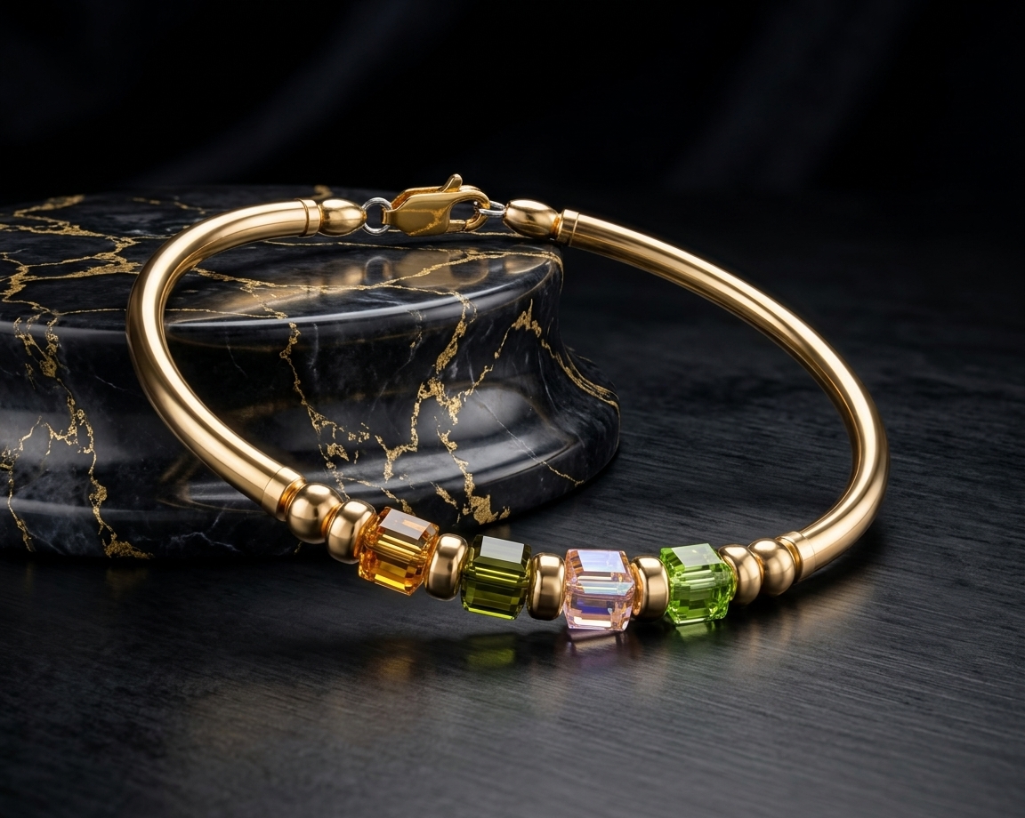 Tori Green Austrian Crystal Gold Filled Bracelet